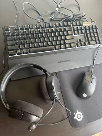 SteelSeries Keyboard/Mouse/Headset Gaming 1