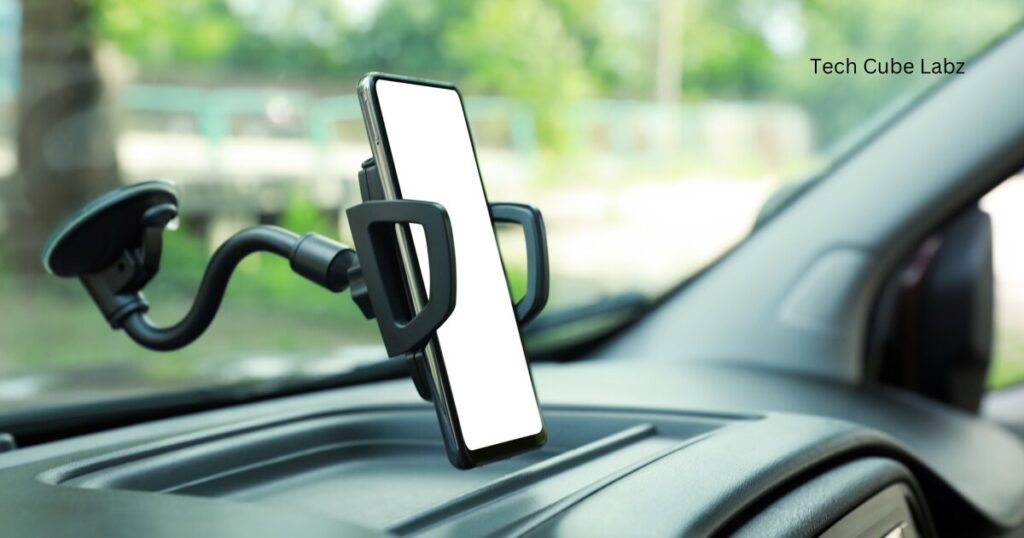 How to stick a car phone holder?