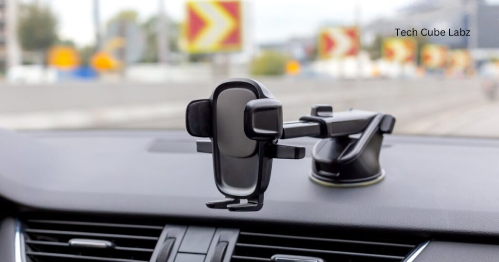 How to stick a car phone holder?