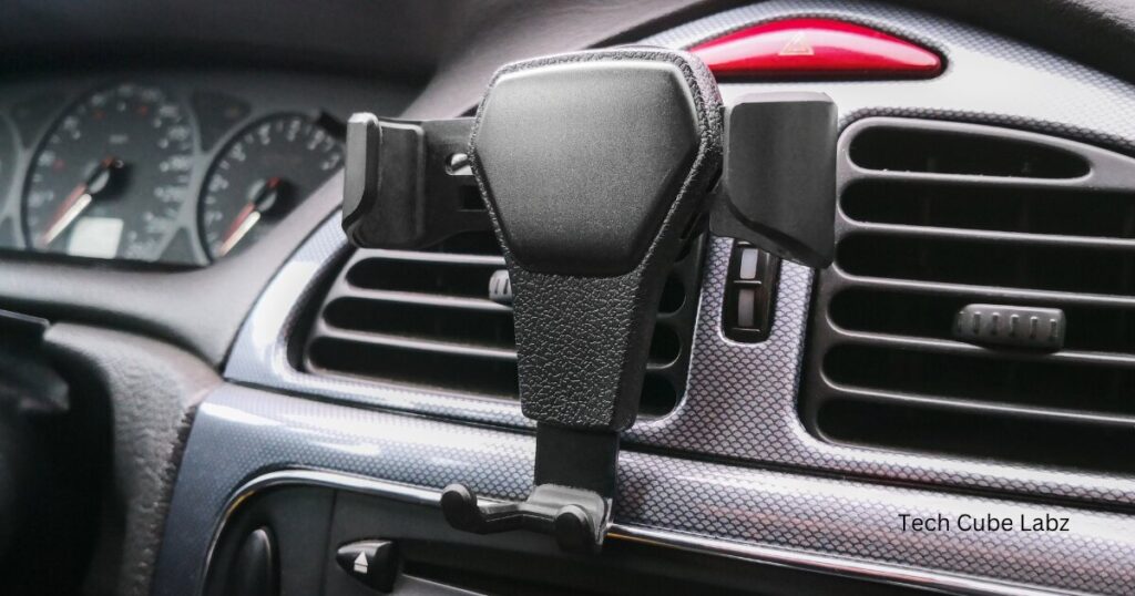 How to stick a car phone holder?